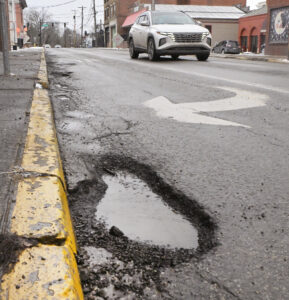 Very cold and very wet: A West Virginia pothole story